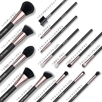 Amazon.co.jp: SIXPLUS シックスプラス 15本 ブラシセット メイク