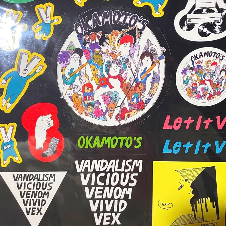 Amazon.co.jp: オカモトズ OKAMOTO'S Let it V ステッカー : おもちゃ