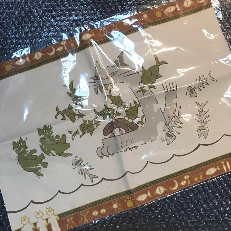 Amazon｜ジブリ 猫の恩返し ランチョンマット ルナルドムーン