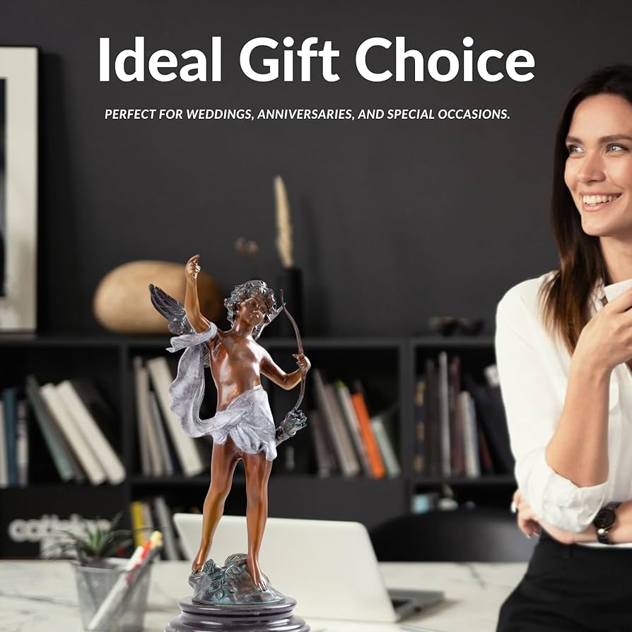 Amazon.co.jp: ブロンズキューピッド彫刻、ギリシャローマ神話 愛の神