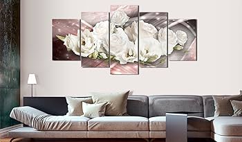 Amazon.co.jp: artgeist Handart キャンバス ウォールアート 花 バラ