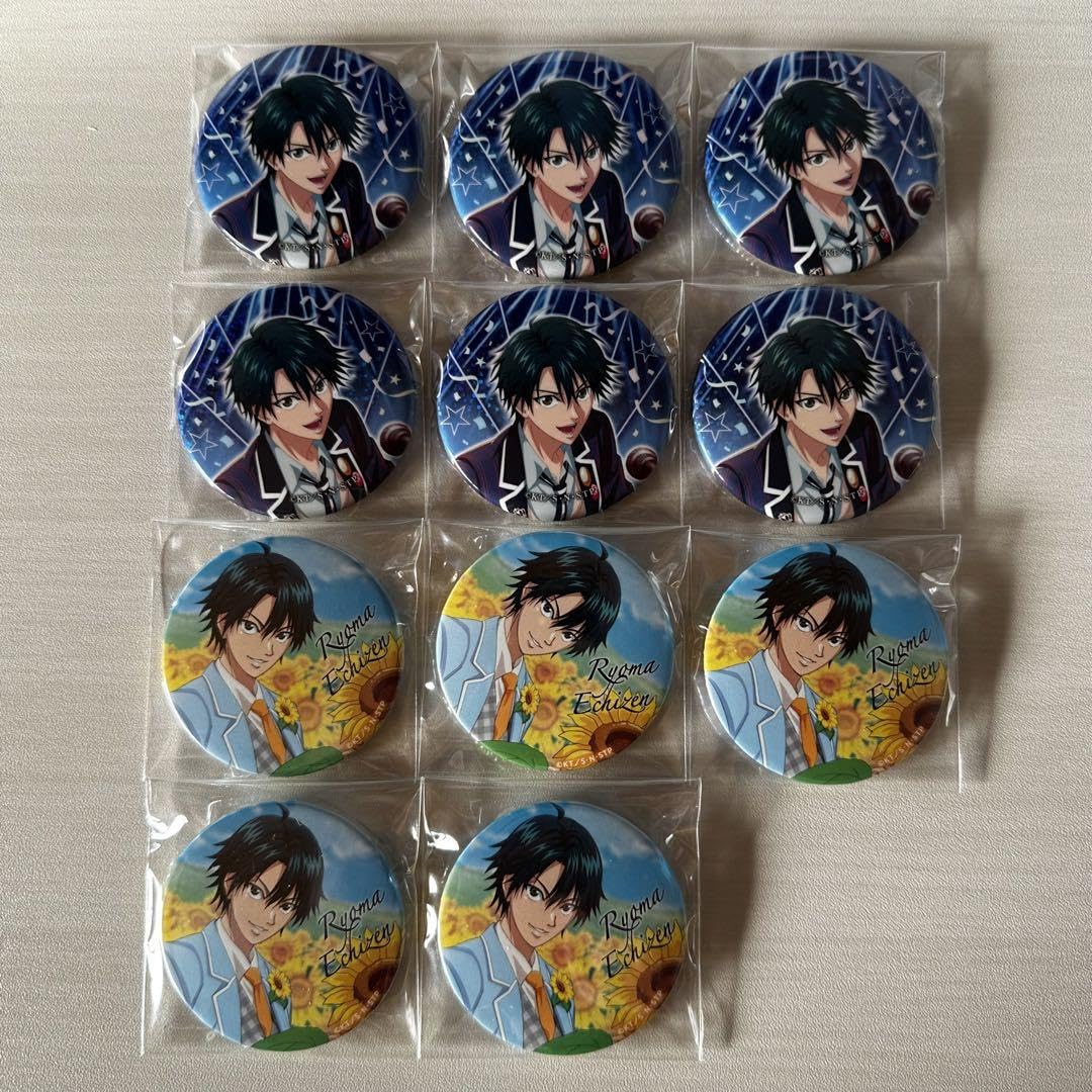 越前リョーマ 新テニスの王子様 缶バッジまとめ売りC 20th特典