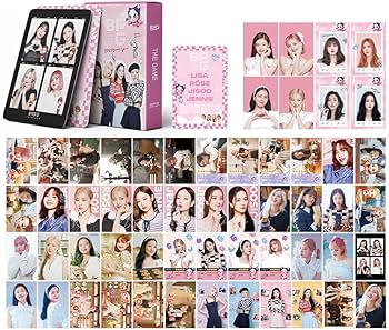 Blackppink Kpop Girl Group Photo Cards 5 Pack/275 Pcs Blackppink