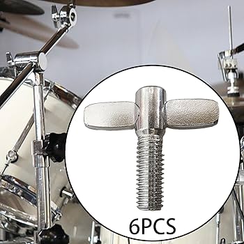 Amazon | P Prettyia 6個 シンバルスタンド ウィングナット ネジ