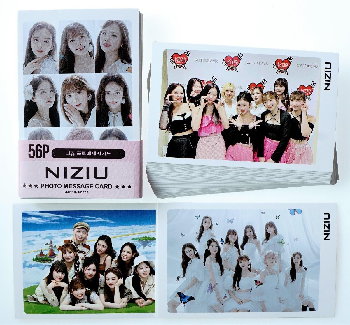 Amazon.co.jp: NiziU ニジュー グッズ フォトメッセージカード 56枚