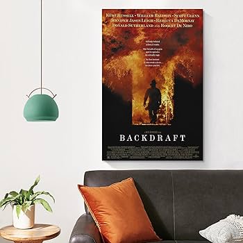 Amazon.co.jp: キャンバスポスターBackdraftバックドラフト映画