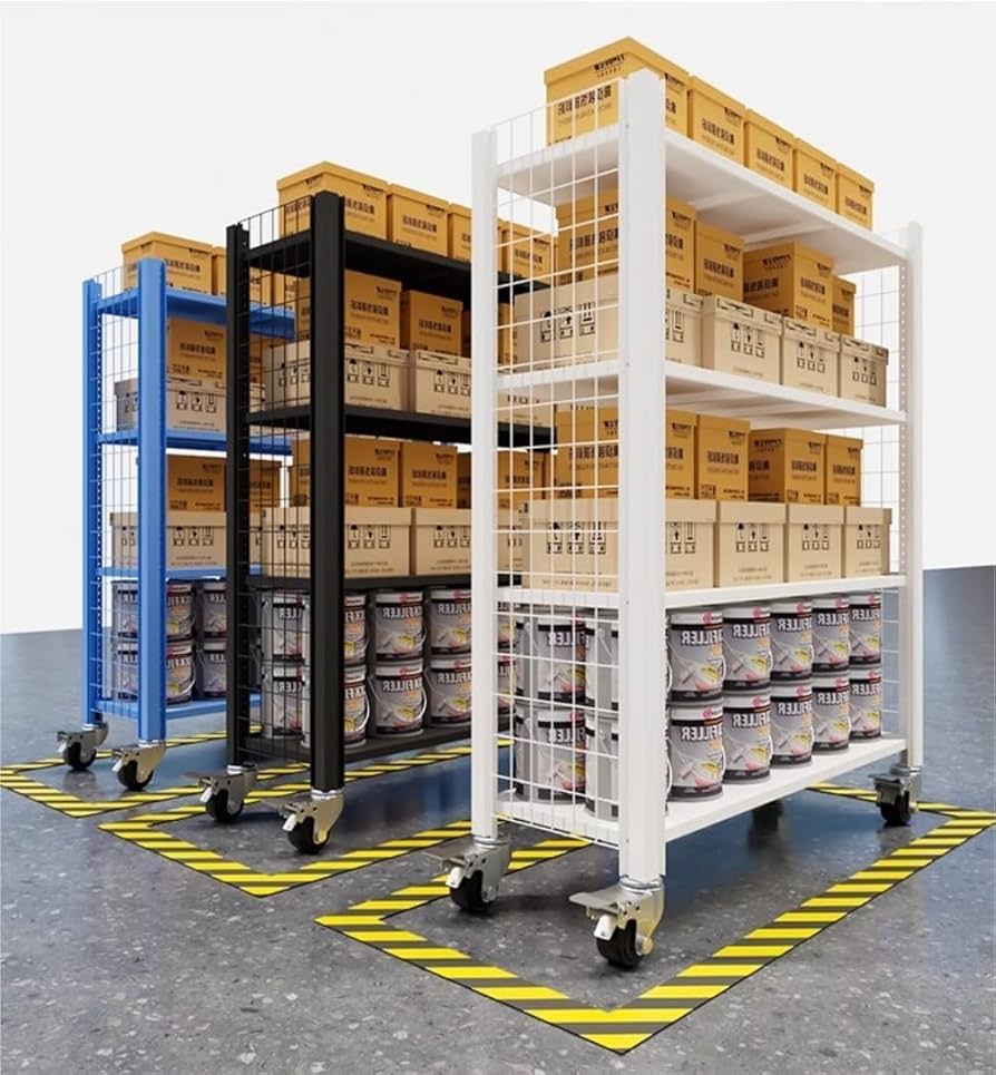 Amazon｜Jiza スチールラック 倉庫収納ラック 業務用メタルラック 棚 4