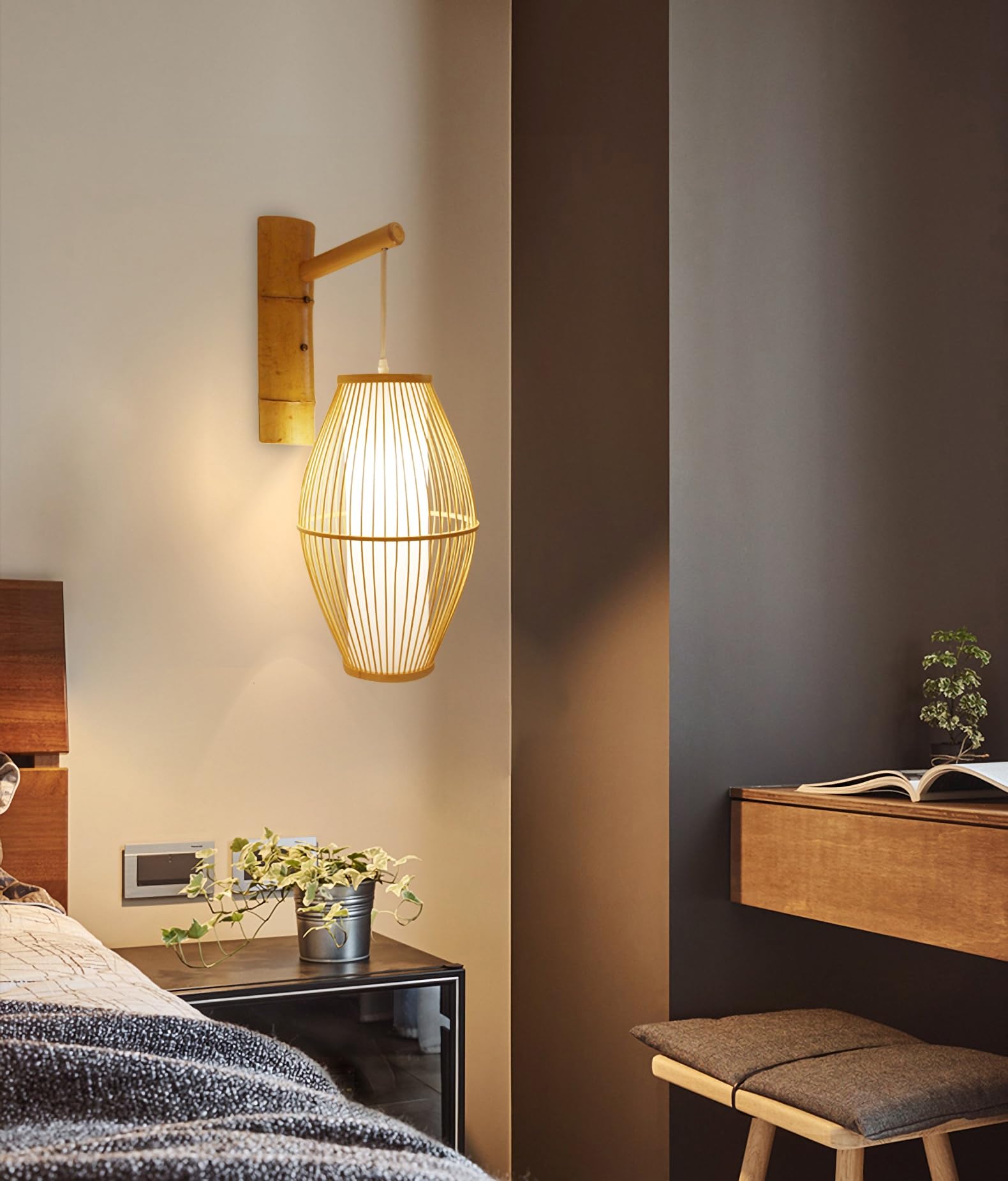 Amazon.co.jp : KY LEE ブラケットライト 壁掛け照明 和风 照明 壁掛け