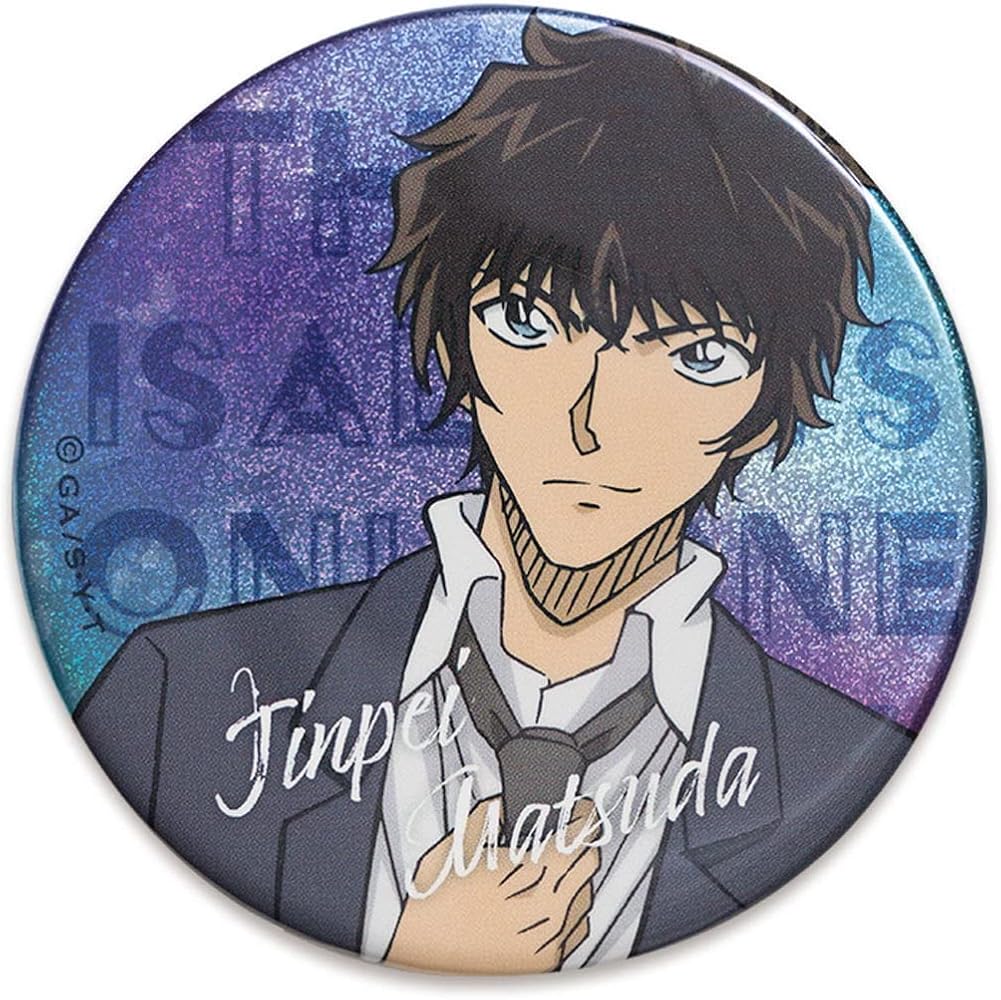 Amazon.co.jp: 名探偵コナン ホログラム缶バッジ（watercolor 松田