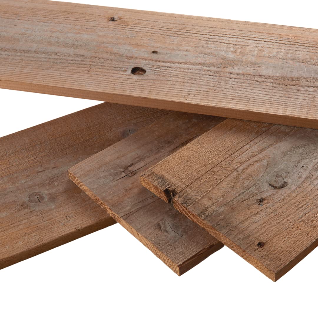 Amazon | 板材 DIY 木材 古材 足場板 国産杉 リサイクル内装材 975×15