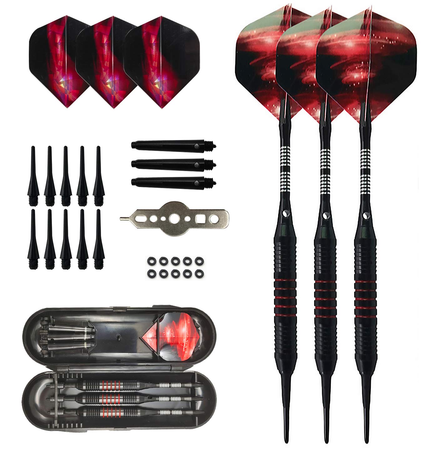 Amazon | VastElement 星と嵐 ダーツ 矢 18g 初心者 初中級者向 電子