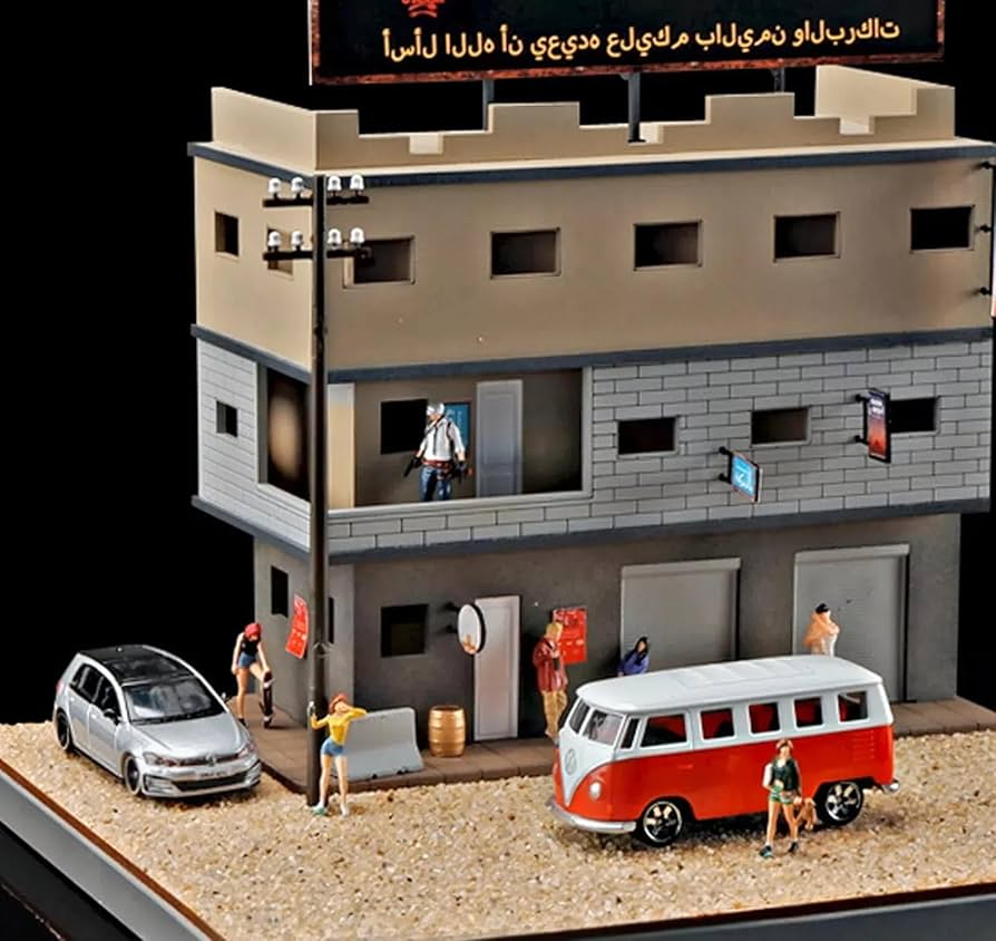 Amazon | Raineed 1/64 アフガニスタン ジオラマ ミニチュア展