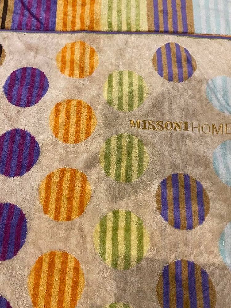 Amazon.co.jp: 国産 ミッソーニ タオルケット 1枚 : ホーム＆キッチン