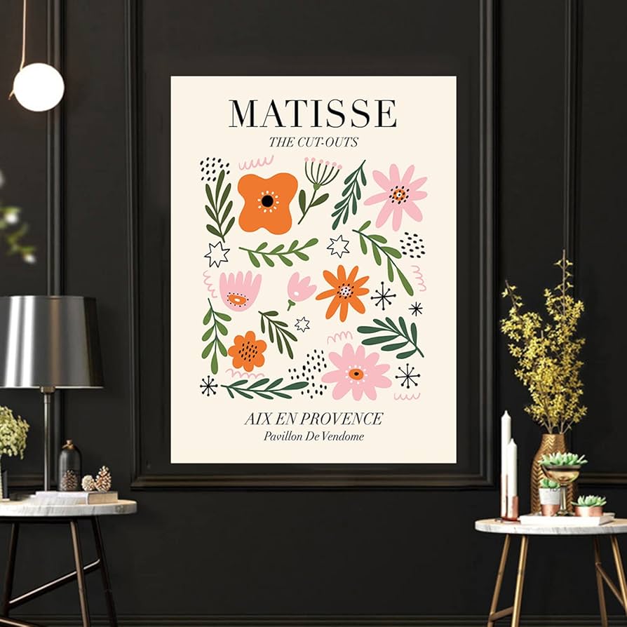 Amazon｜Henri Matisse アンリマティスポスターPosterカラフルライン