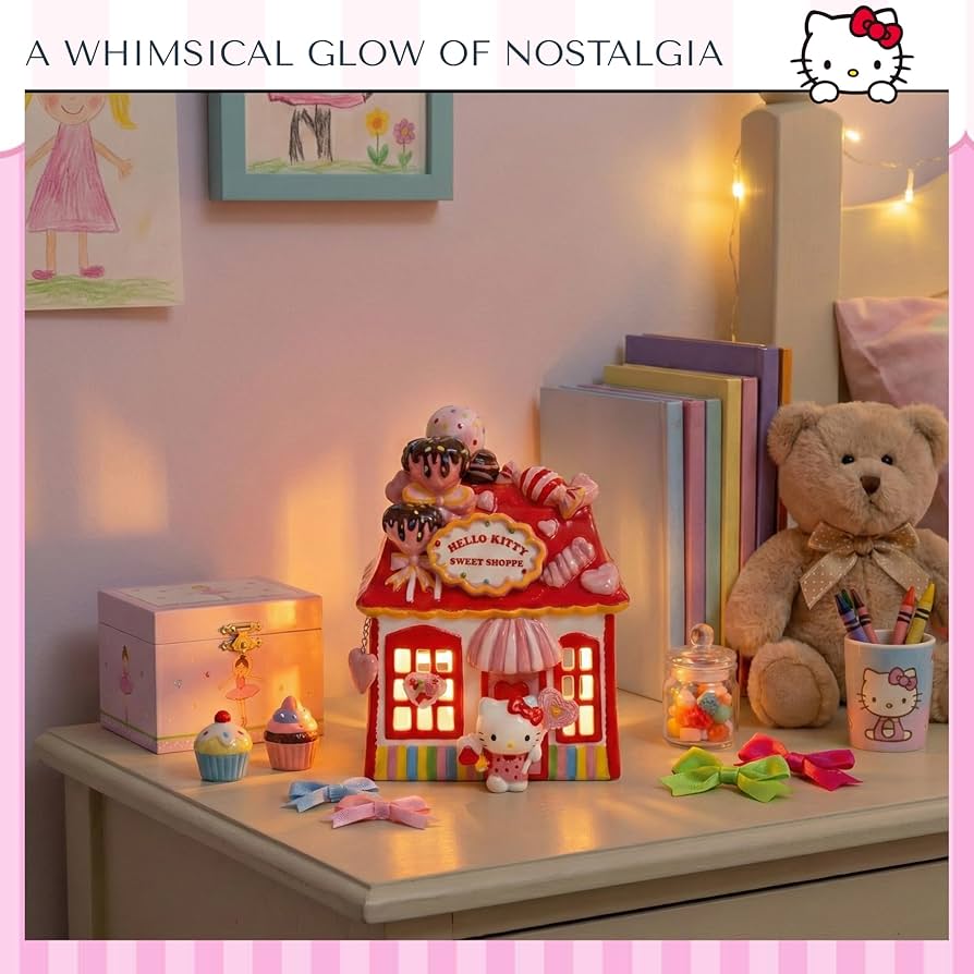 Amazon.com: Hello Kitty Sweet Shoppe Candle House, 5.5