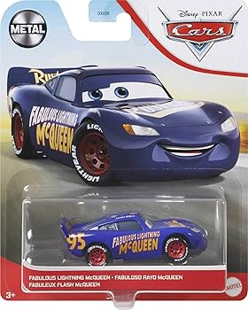 Amazon.com: Disney Cars Toys Fabulous Lighting McQueen, Miniature