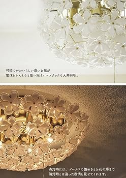 Amazon | Kishima キシマ ブーケ シーリングライト 5灯 GEM-6895 GEM
