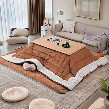 Amazon.com: Japanese Kotatsu Heating Table,Winter Stove Table Set