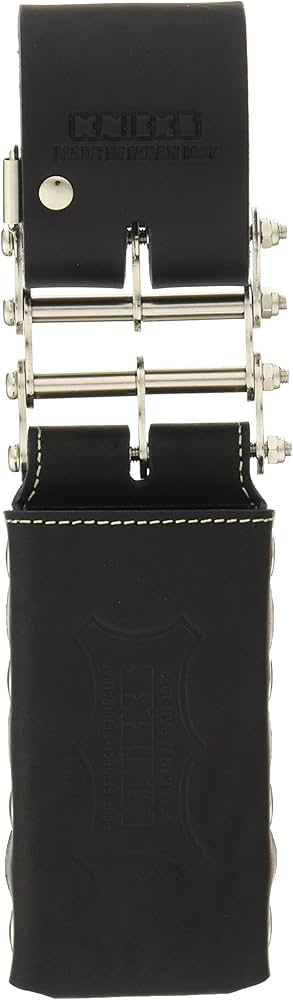 Amazon | ニックス 総ヌメ革3連結チェーンタイプ鳶レベルホルダー(黒