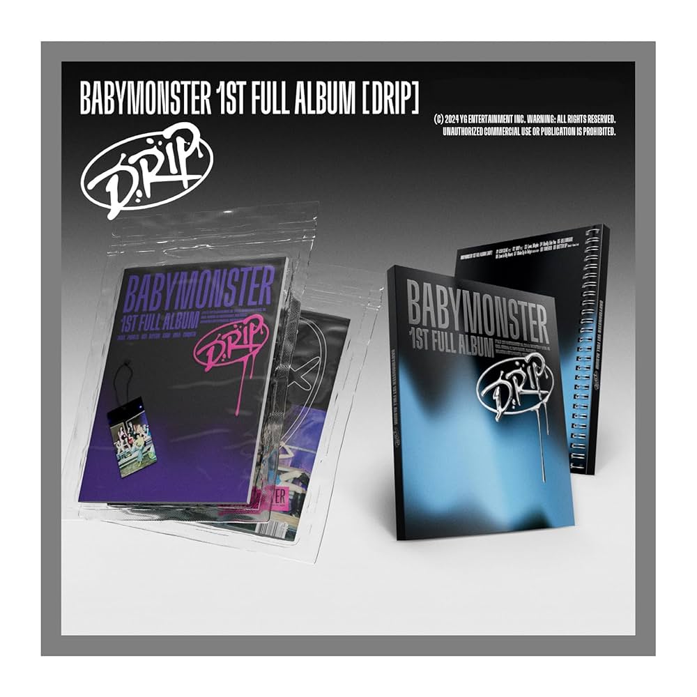 BABYMONSTER DRIP 1st Full Album Standard Random Version CD+
