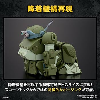 Amazon.co.jp: Bandai Spirits HG Armor Knights Bottoms Scopedog