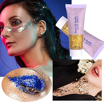 Amazon.co.jp: アイシャドウ キラキラ ボディグリッタージェル ラメ
