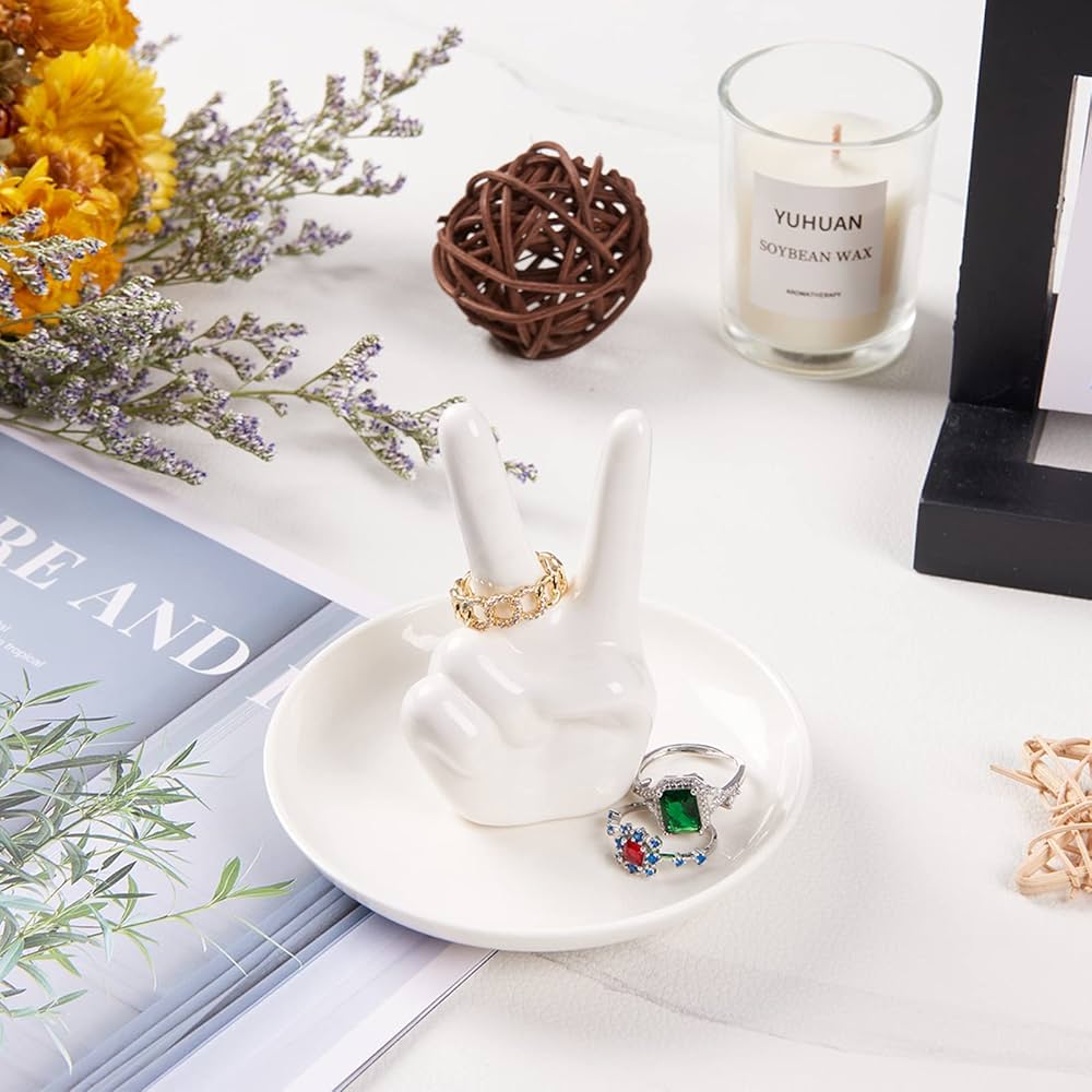 Amazon｜Spegiffu ハンドリングホルダー ジュエリーディッシュ