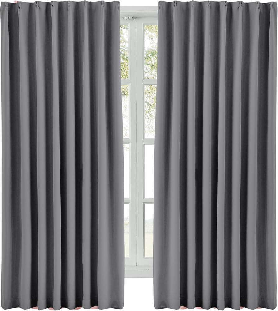 Amazon｜Hansleep カーテン 1級遮光 2枚組 断熱 防寒 防音 省エネ 厚手