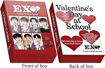 EXO Photocard 55PCS EXO Valentine's Day at School Photo Cards