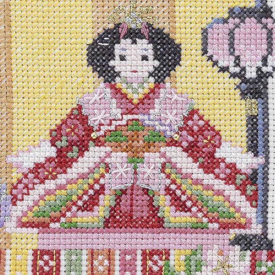 Amazon | ホビーラホビーレ クロスステッチフレーム＜ひな祭りの彩り