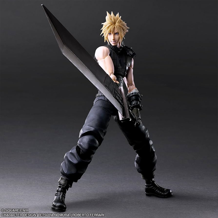Amazon.com: Final Fantasy VII Rebirth: Cloud Strife Play Arts Kai