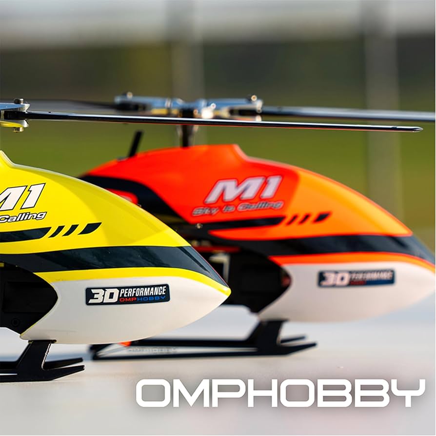 Amazon.com: OMPHOBBY M1 V1 RTF RC Helicopter for Adults, Ready-to