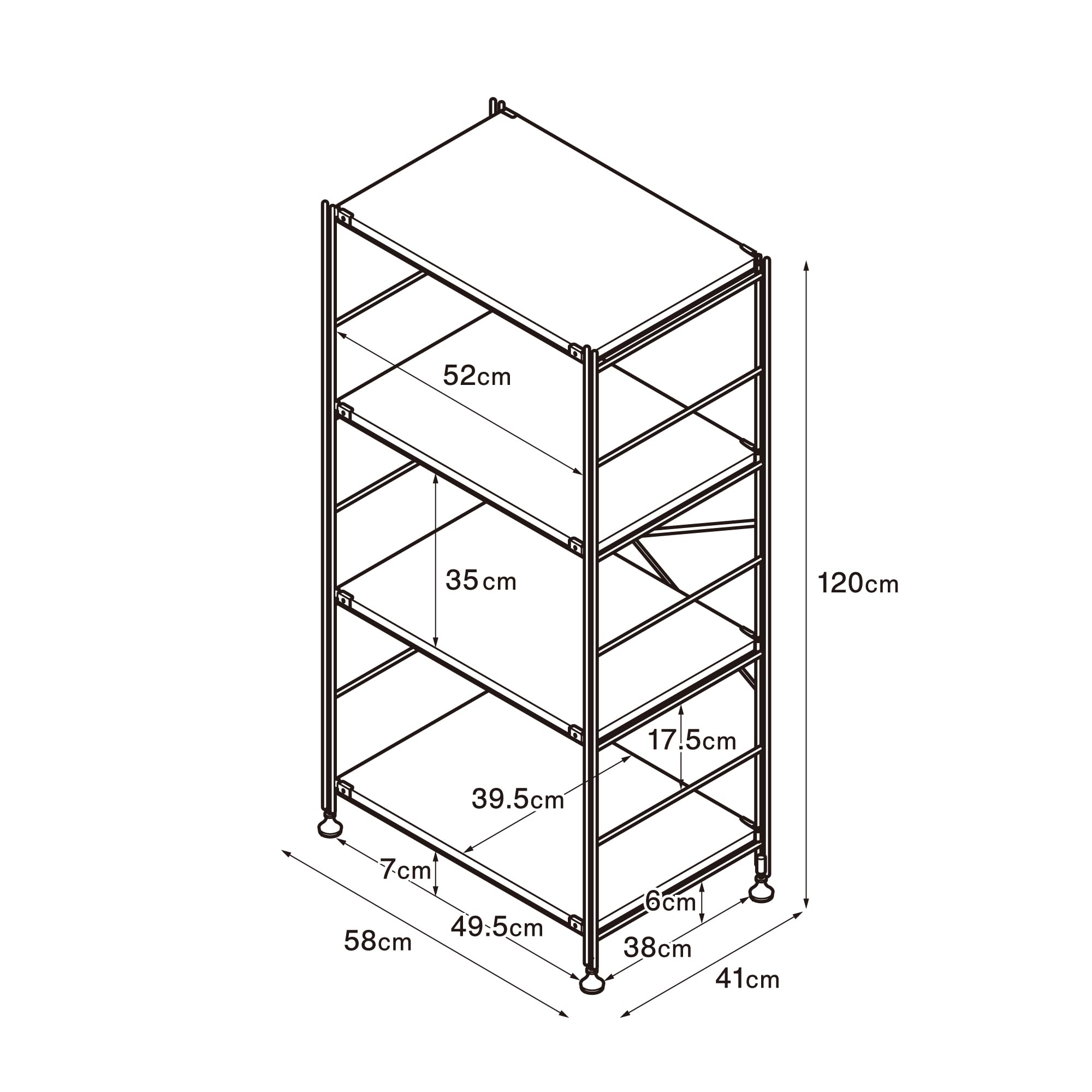 Amazon｜無印良品 スチールユニットシェルフ・スチール棚セット ライト