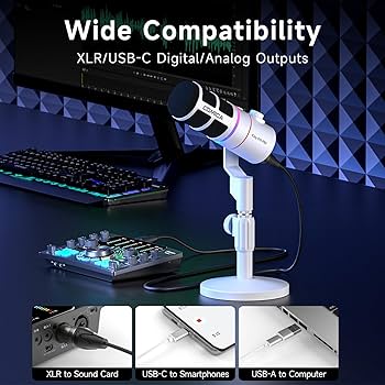 Amazon.co.jp: 【COMICA 2025革新登場】ワイヤレスダイナミックマイク