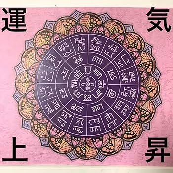 Amazon.co.jp: 龍体文字 フトマニ図 曼荼羅 開運アート : ホーム＆キッチン