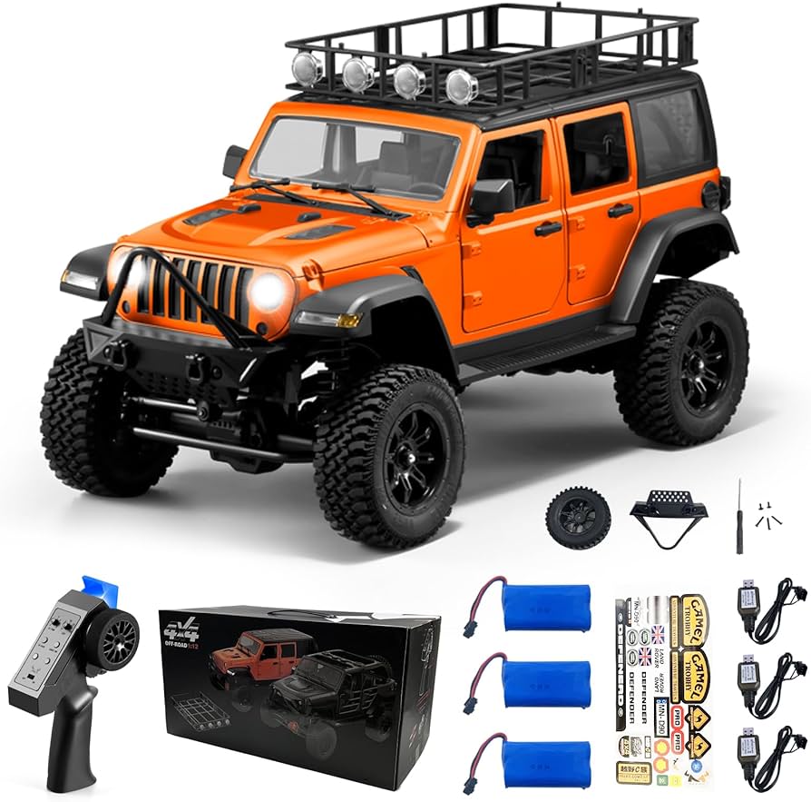 Amazon.co.jp: LEOSO 1/12 RCクローラー MN128 RC ジープ 4WD RCロック