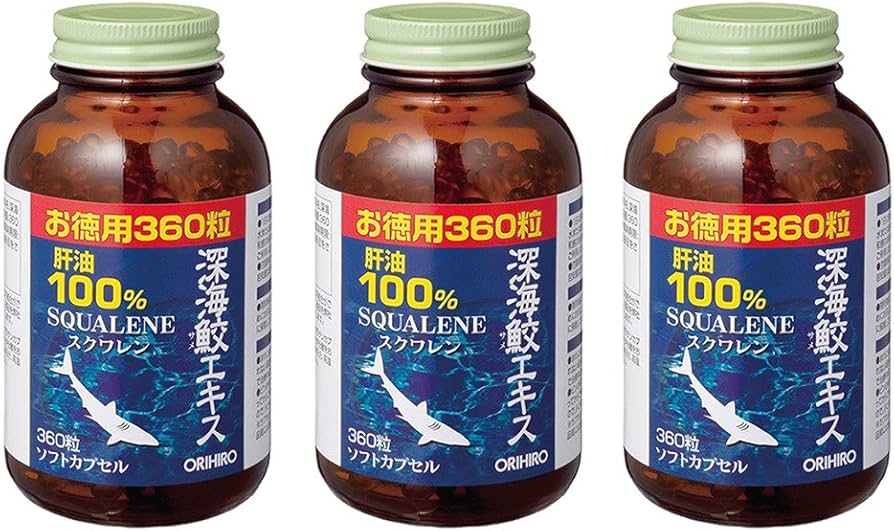 Amazon | オリヒロ 深海鮫エキスカプセル徳用（360粒）3個セット