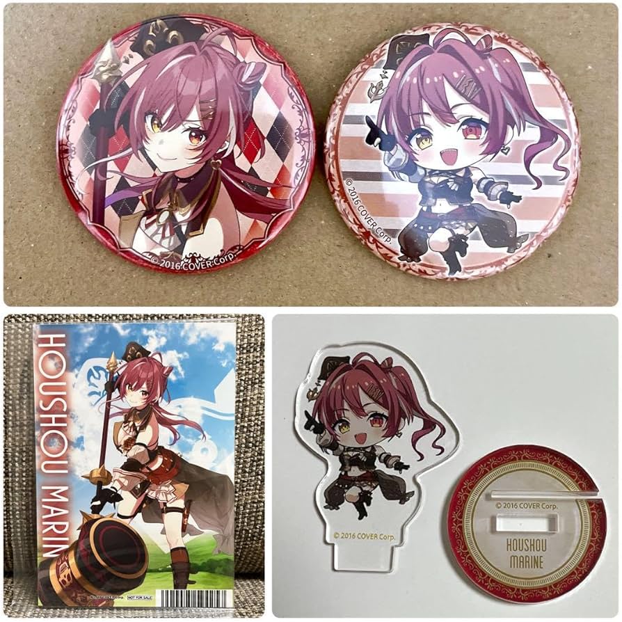 Amazon.co.jp: ホロ ライブ ファンタジー 缶バッジ アクリルスタンド