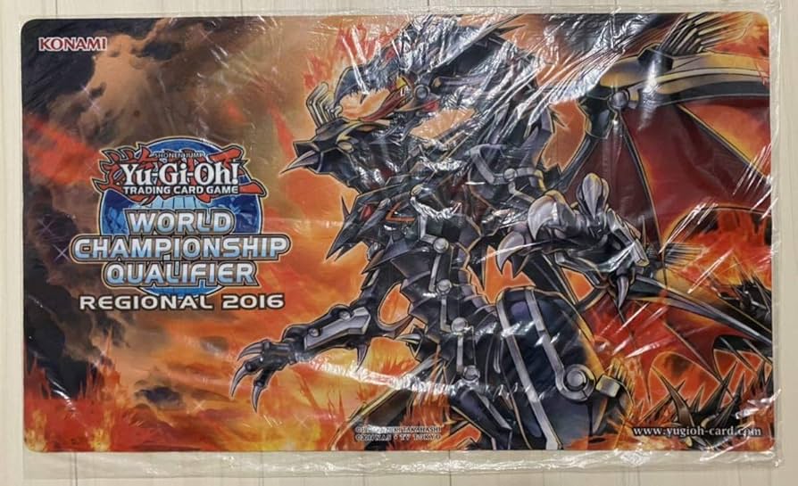 Amazon | 激レア 真紅眼の鋼炎竜 プレイマット プレマ WCQ 未開封 海外