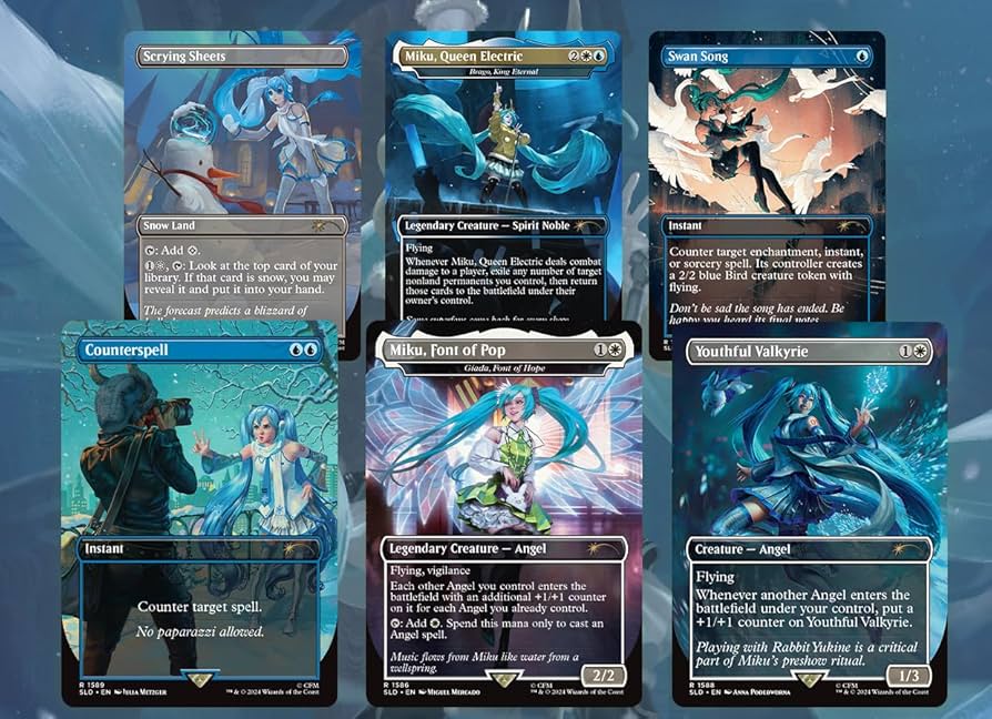 Amazon.com: Magic The Gathering Secret Lair x Hatsune Miku: Winter
