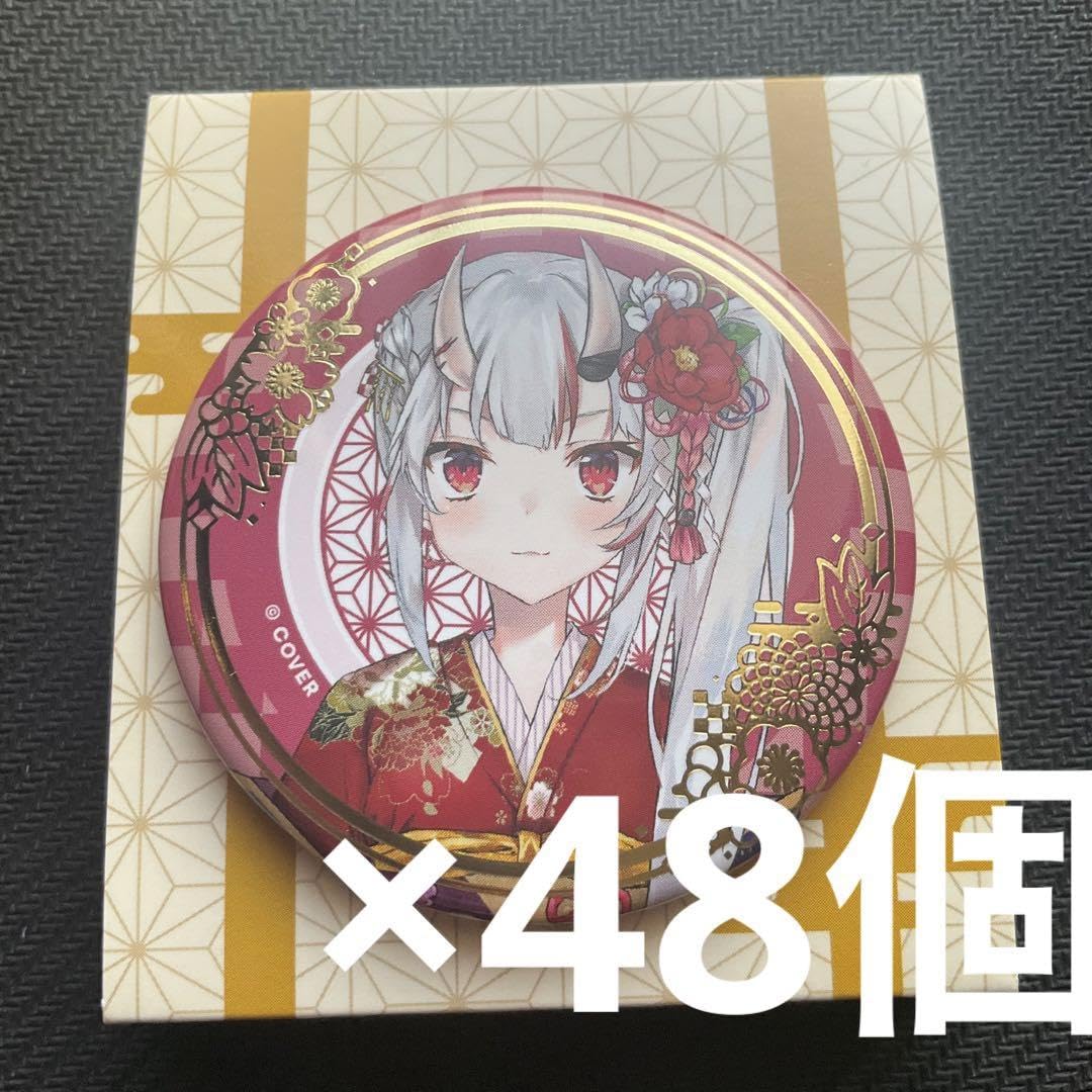 Amazon.co.jp: ホロ 箔押し 百鬼あやめ 缶バッジ 正月ver 48個セット