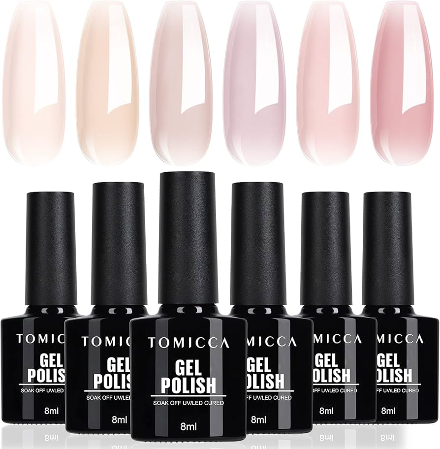 Amazon | TOMICCA ジェルネイル シアーカラージェル 透け感 ネイル