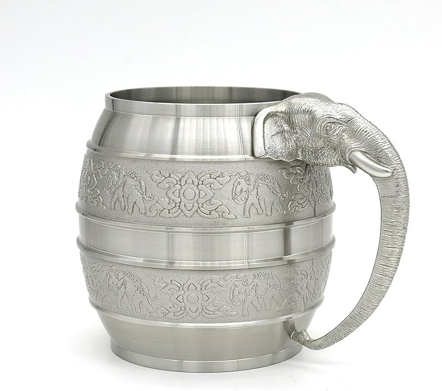 Amazon.co.jp: Oriental Pewter ビアマグ スズ97％以上 【錫97%以上