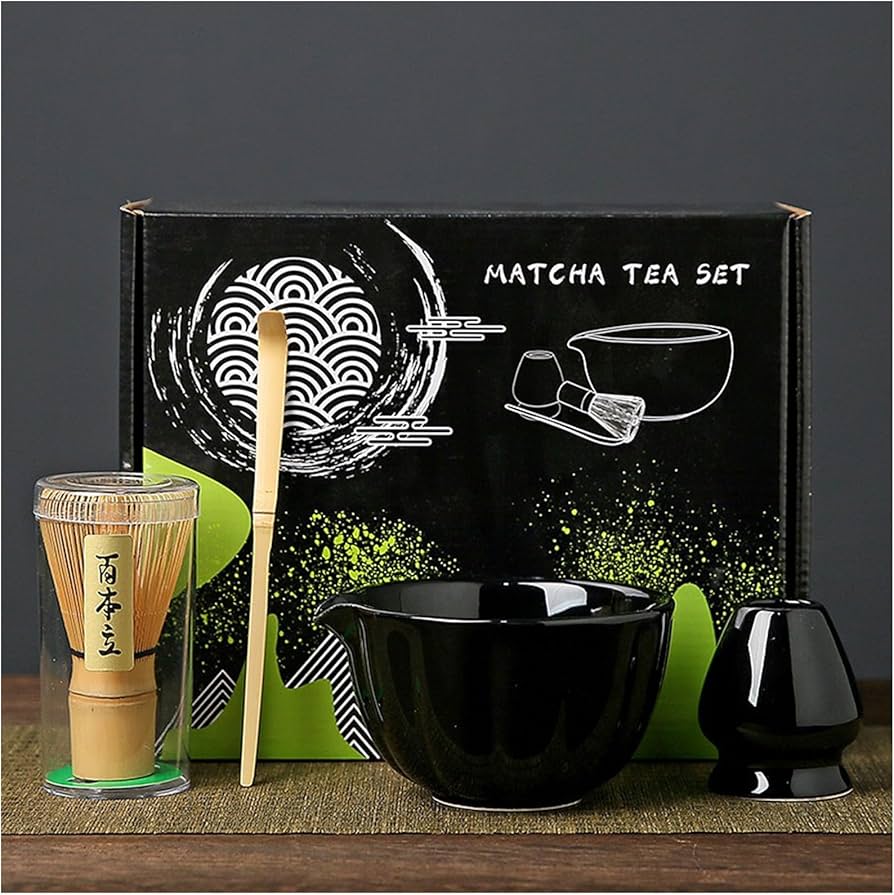 Amazon | 抹茶碗 抹茶茶碗4点セット[直径約13.2×高さ7.3cm] 初心者から