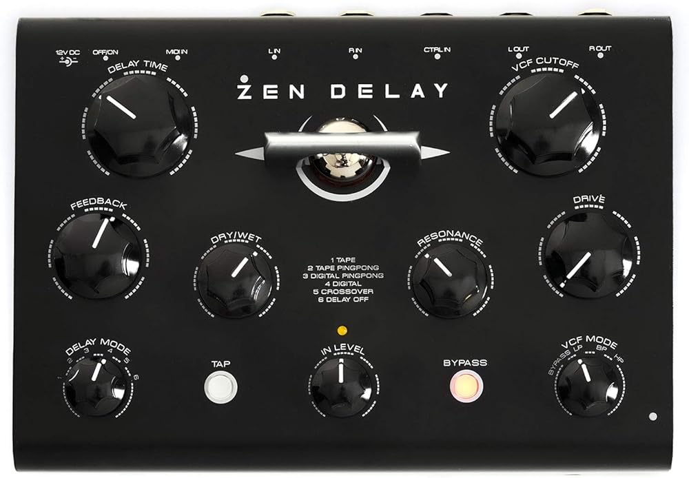 Erica Synths Zen Delay - フィルター/真空管オーバードライブ搭載