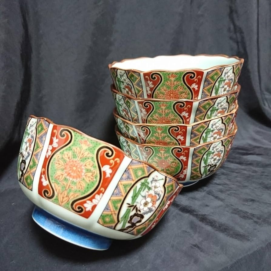 Amazon.co.jp: 保管品 有田焼 仁祥窯 小鉢5個 元箱なし : ホーム＆キッチン