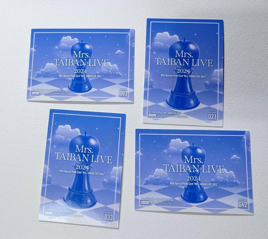 Amazon.co.jp: ミセス 対バン フォトカード 大森元貴 Mrs. GREEN APPLE