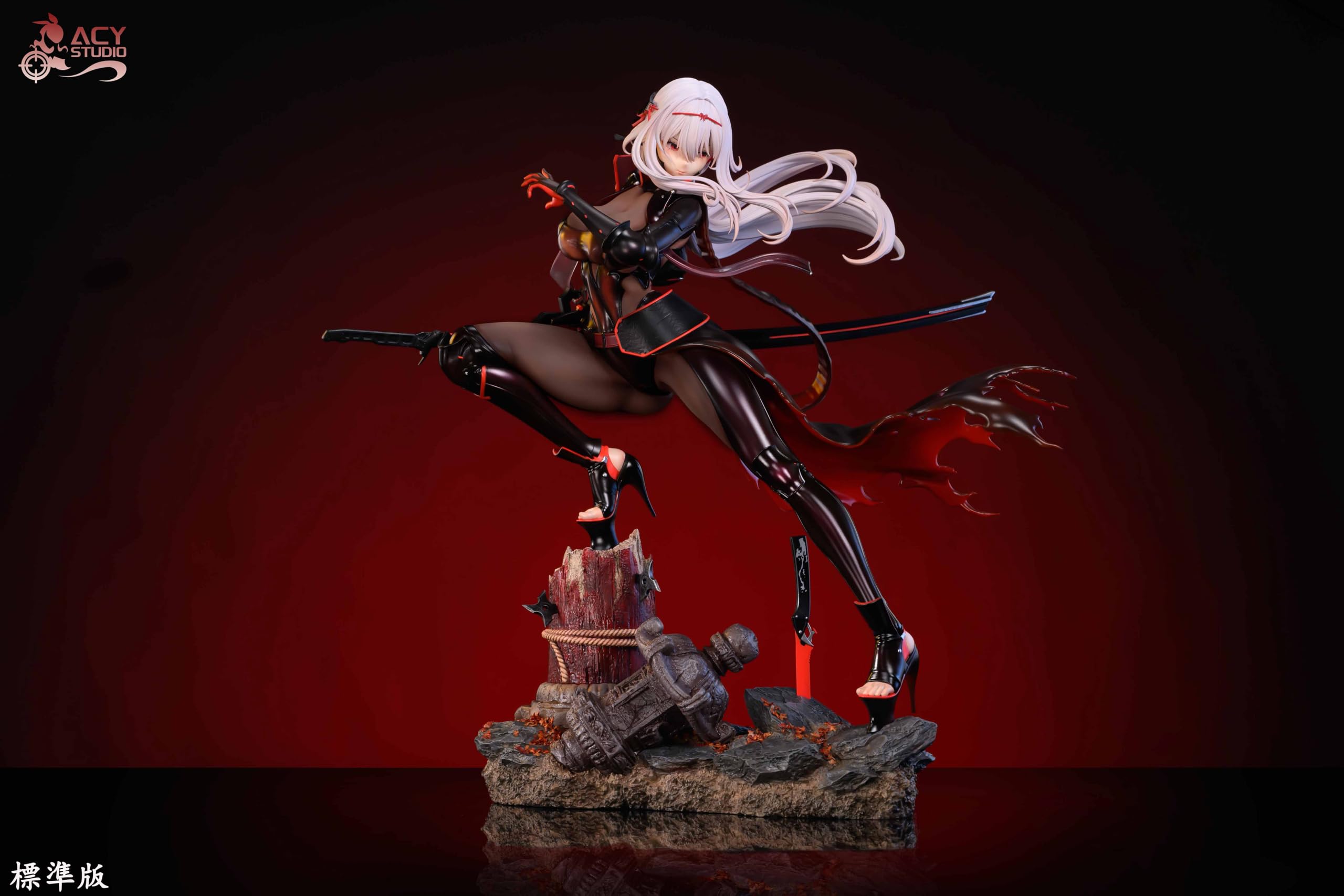 Amazon.co.jp: 紅蓮 ブラックシャドウ フィギュア 1/4スケール 塗装