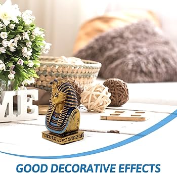 Amazon.co.jp: VORCOOL 古代エジプト王ツタンカーメンの置物 工芸品