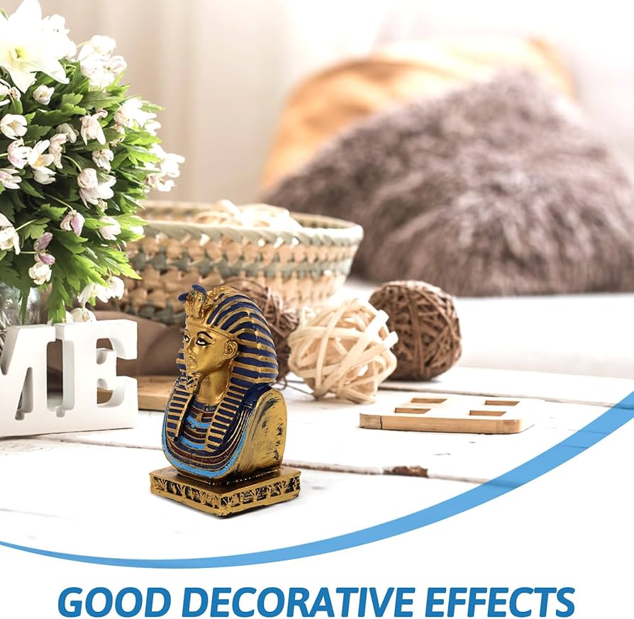 Amazon.co.jp: VORCOOL 古代エジプト王ツタンカーメンの置物 工芸品